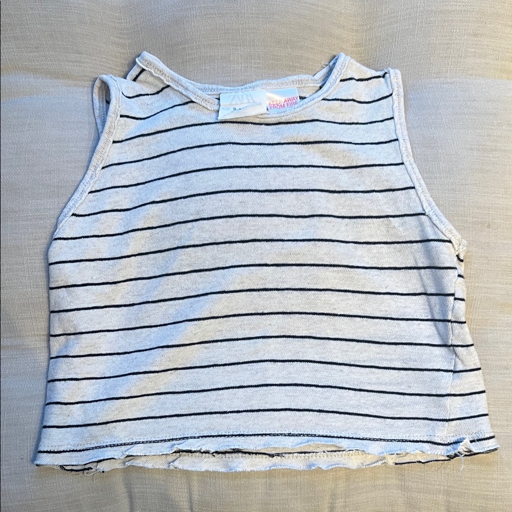 Zara stripped tank
